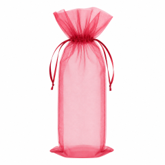 Organza Wine Bottle Drawstring Bag