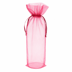 Organza Wine Bottle Drawstring Bag