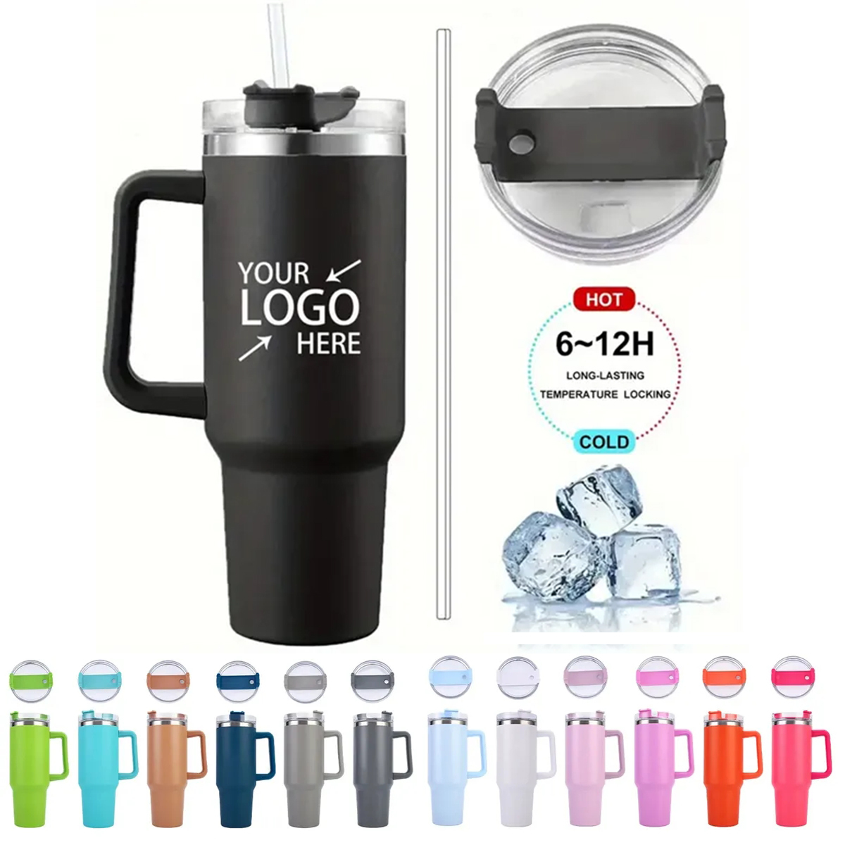 Outdoor 40oz Tumbler With Lid
