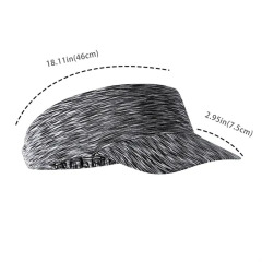 Outdoor Visor Hat with Adjustable Strap
