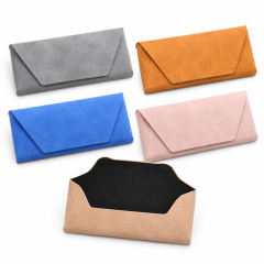 PU Leather Glasses Case Hard Shell Anti Scratch
