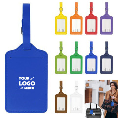 PU Leather Luggage Tag
