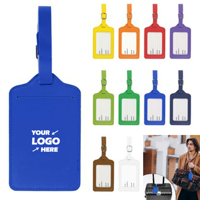 PU Leather Luggage Tag