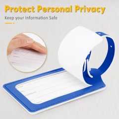 PU Leather Luggage Tag