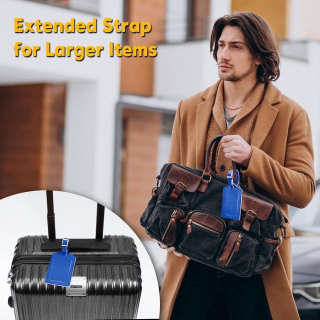 PU Leather Luggage Tag