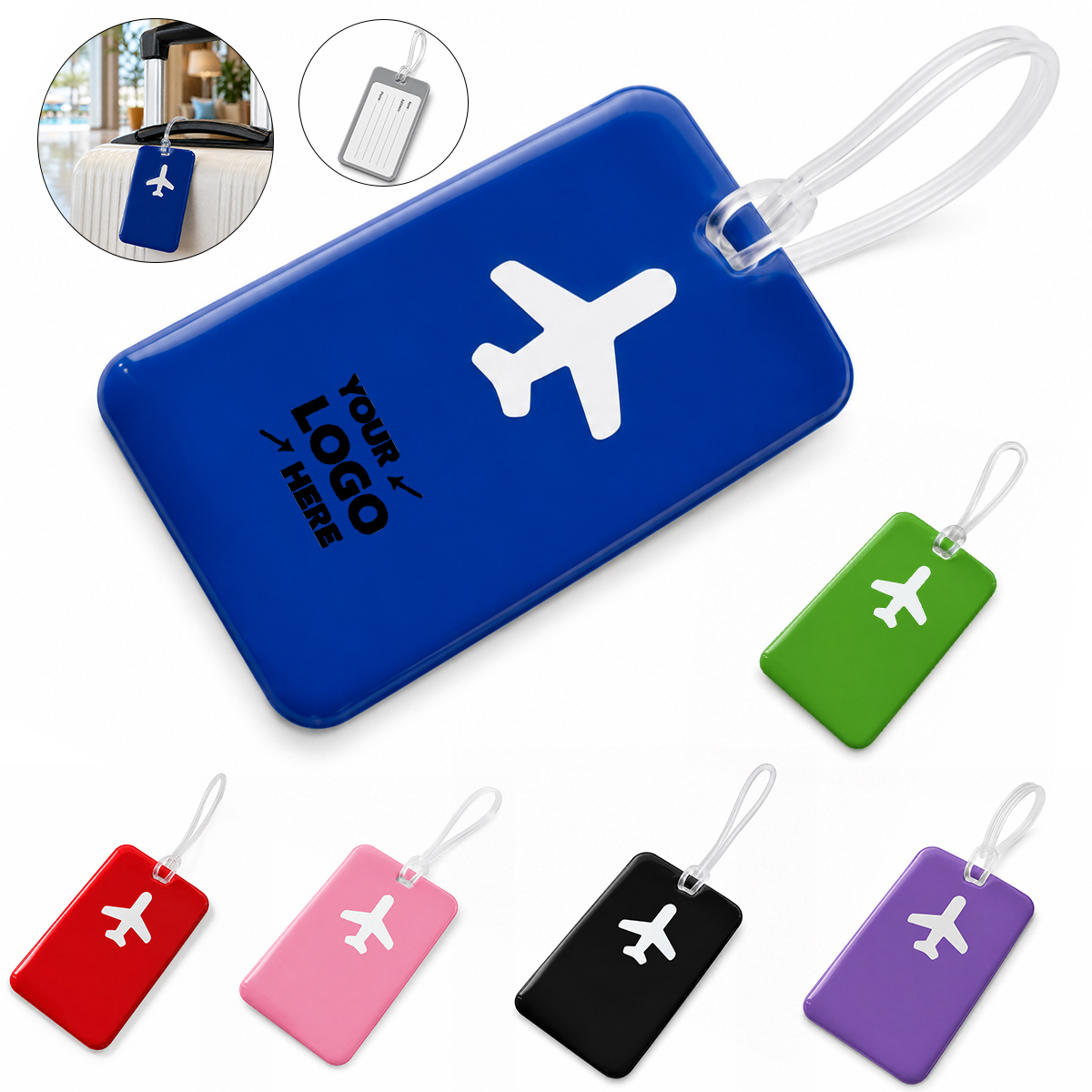 PVC Anti Lost Luggage Tag