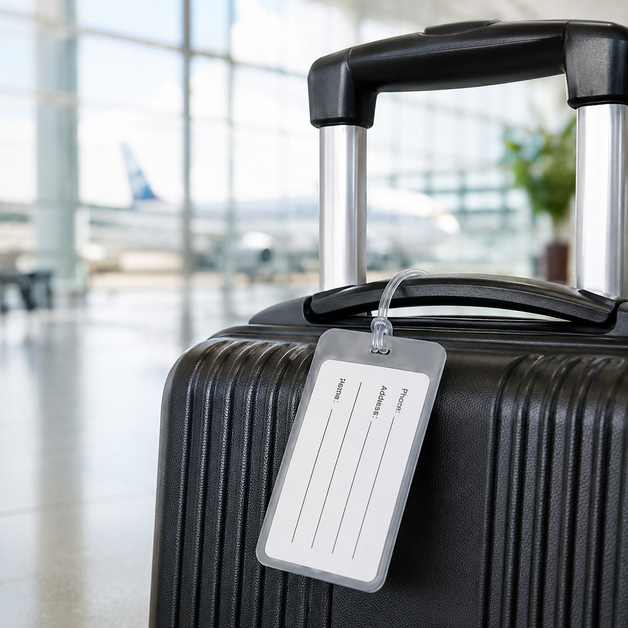 PVC Anti Lost Luggage Tag