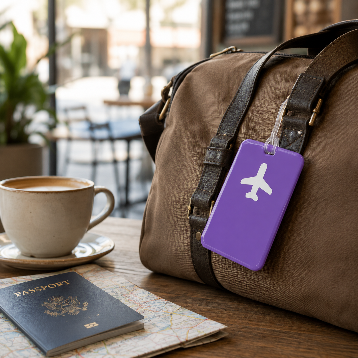PVC Anti Lost Luggage Tag