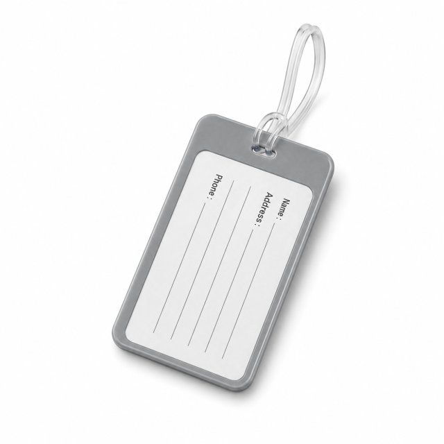 PVC Anti Lost Luggage Tag