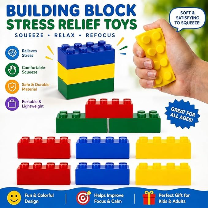 Pu Building Block Stress Reliever