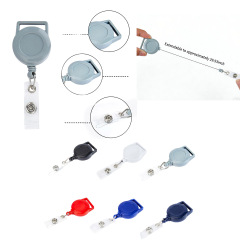 Retractable Badge Reel With Clip