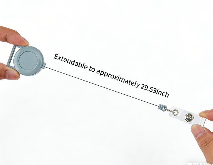 Retractable Badge Reel With Clip
