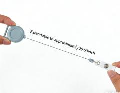 Retractable Badge Reel With Clip