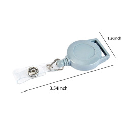 Retractable Badge Reel With Clip