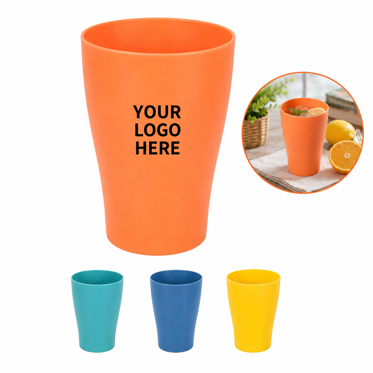 Reusable Wheat Straw Fiber Drinking Cup