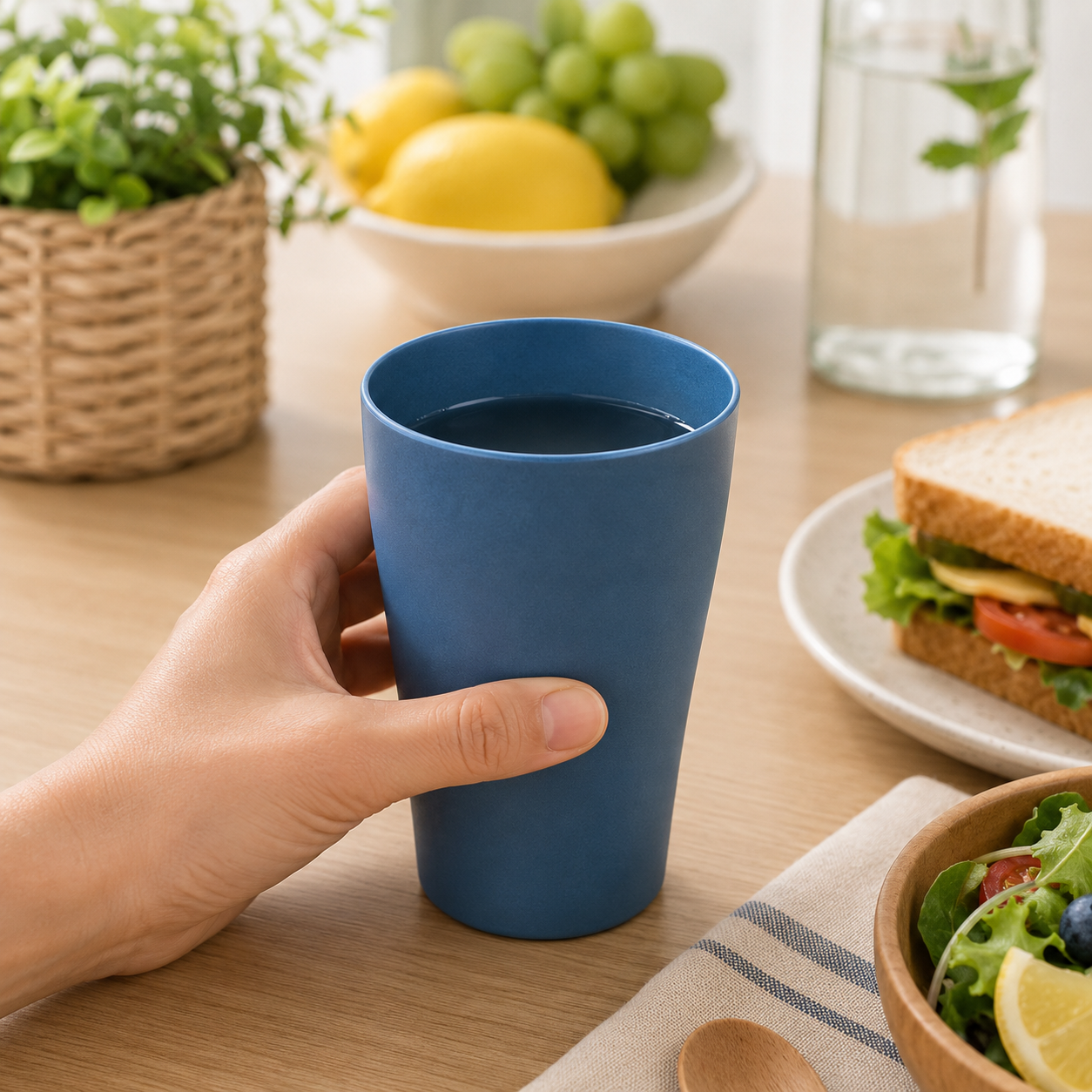 Reusable Wheat Straw Fiber Drinking Cup