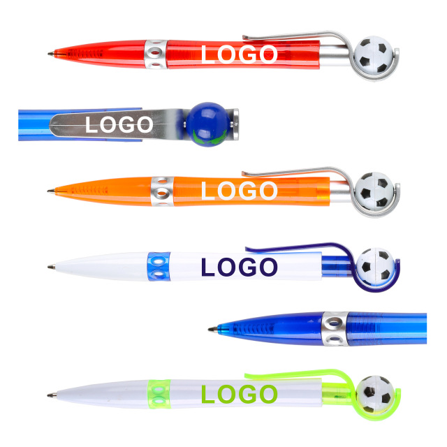 Rotating Soccer Ball Shape Ballpoint Pen