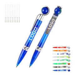 Rotating Soccer Ball Shape Ballpoint Pen