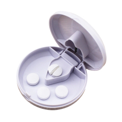 Round Pill Cutter Splitter Storage Box