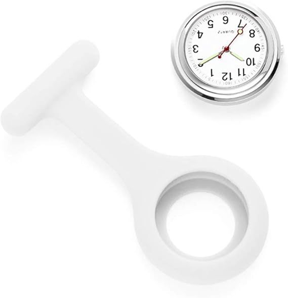 Silicone Nurse Fob Watch With Clip Pin