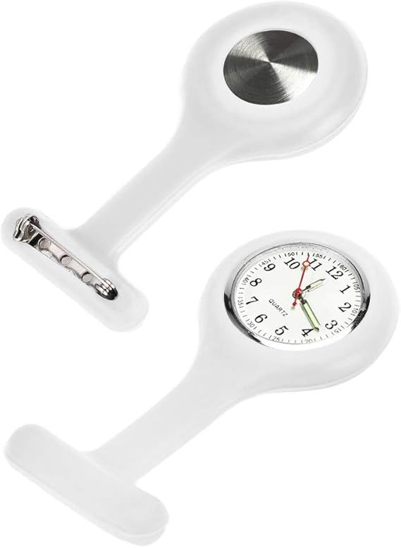 Silicone Nurse Fob Watch With Clip Pin