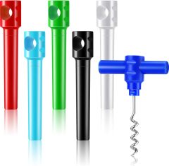 Simple Wine Bottle Opener Corkscrew Keychain
