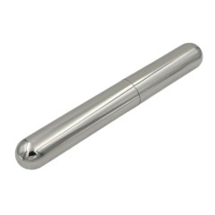 Single Cigar Tube Holder Stainless Steel Case