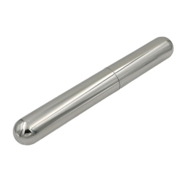 Single Cigar Tube Holder Stainless Steel Case