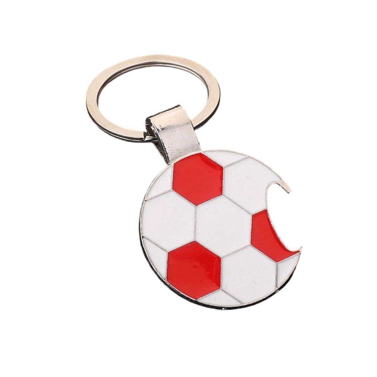 Soccer Keychain Metal Bottle Opener