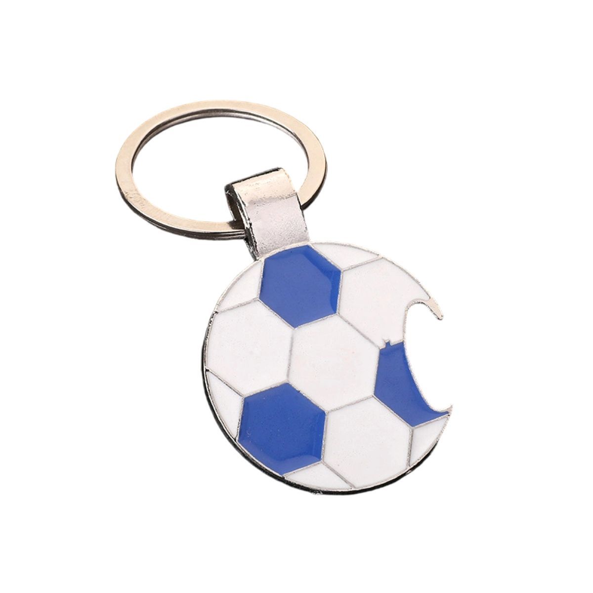 Soccer Keychain Metal Bottle Opener