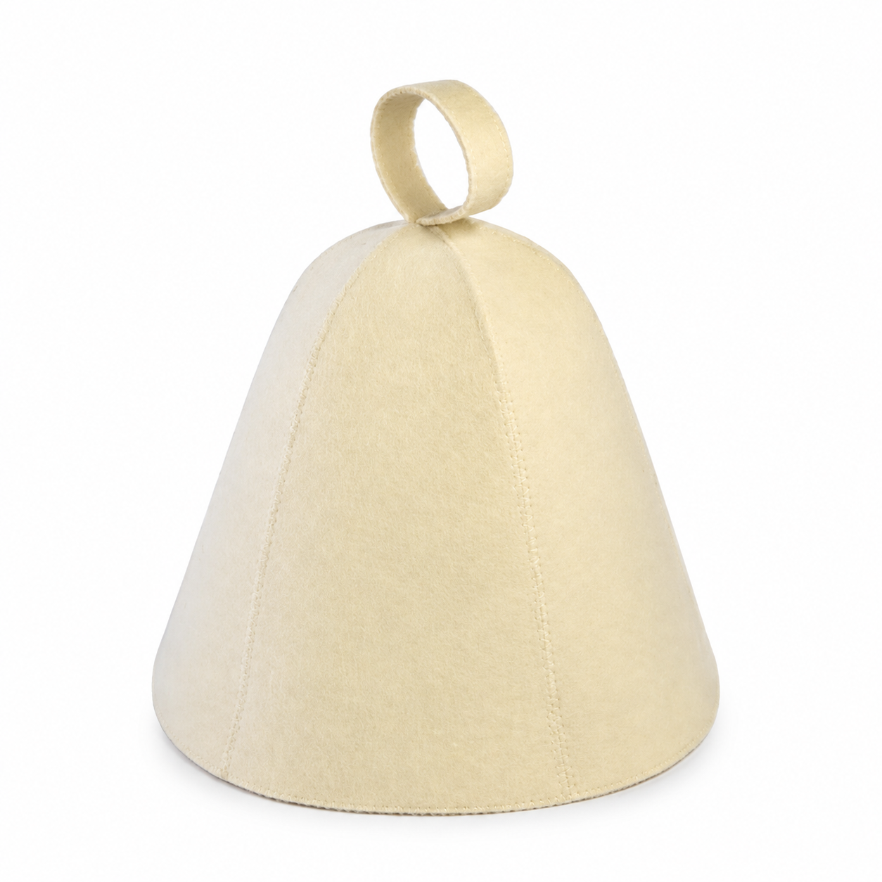 Soft Felt Sauna Hat With Hanging Loop