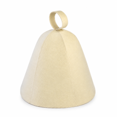 Soft Felt Sauna Hat With Hanging Loop