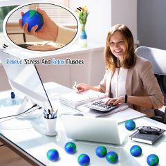 Spray Paint Earth Stress Relief Squeeze Ball