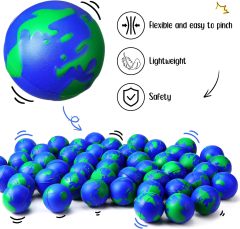 Spray Paint Earth Stress Relief Squeeze Ball