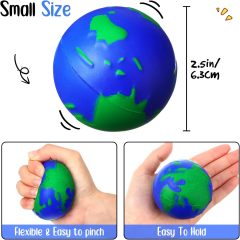 Spray Paint Earth Stress Relief Squeeze Ball