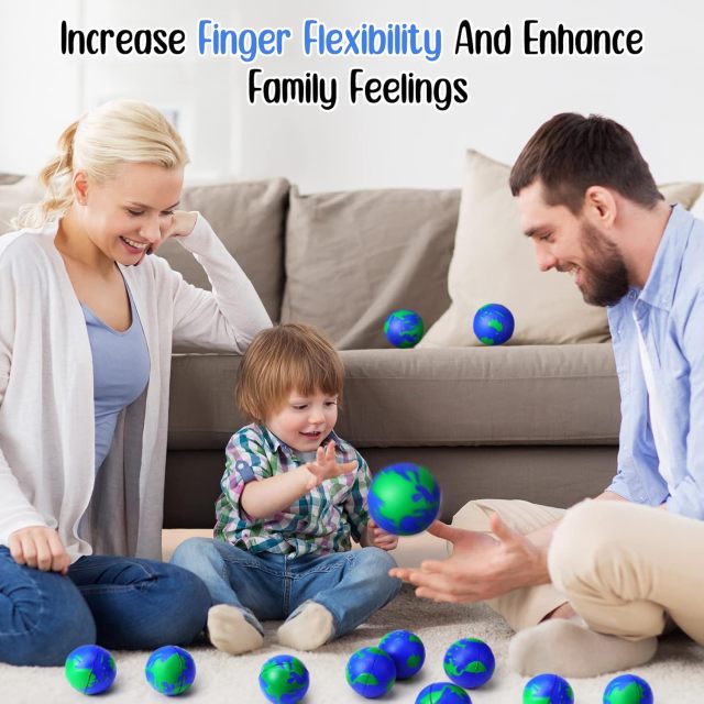 Spray Paint Earth Stress Relief Squeeze Ball