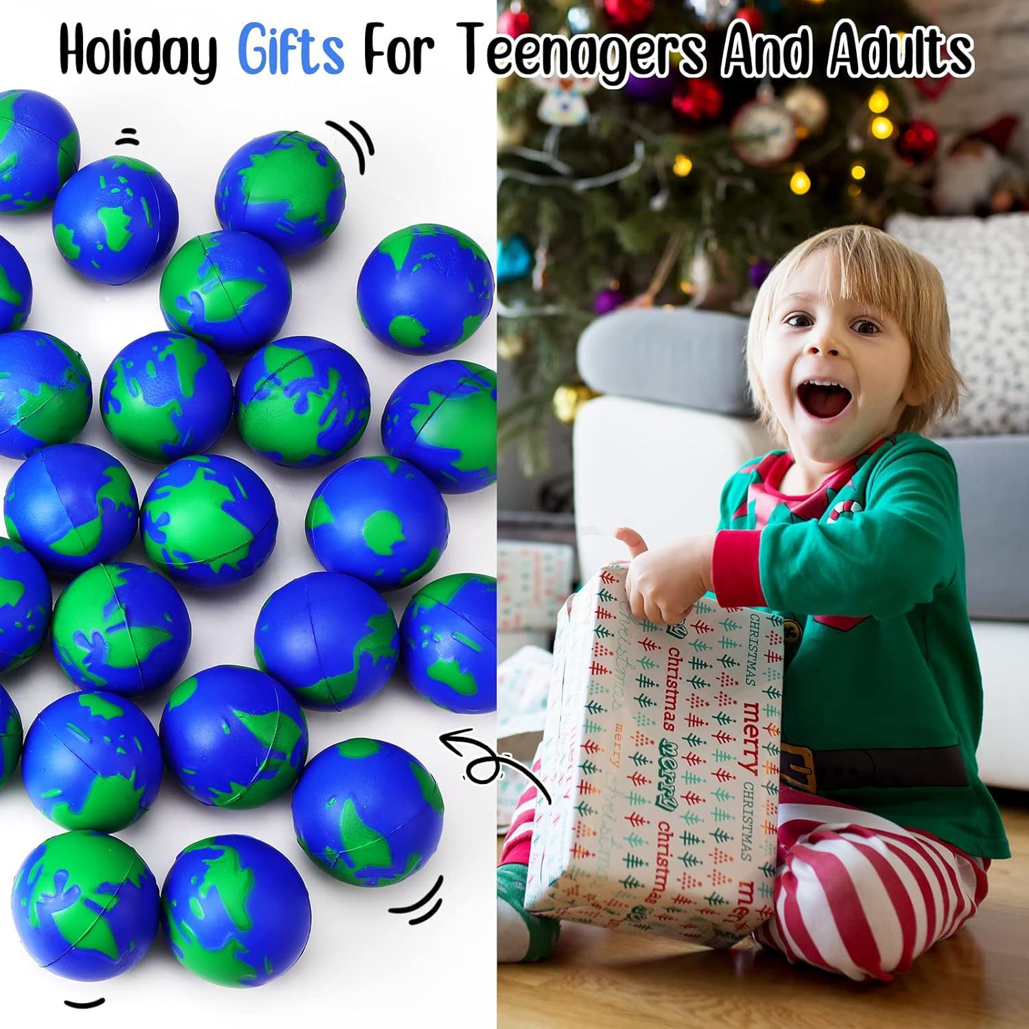 Spray Paint Earth Stress Relief Squeeze Ball