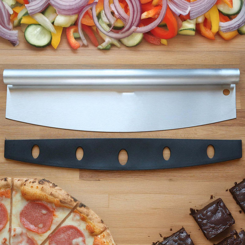Stainless Steel Pizza Cutter with Blade Cover