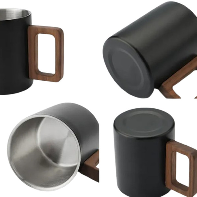 Stainless Steel Vintage Camping Beer Mug