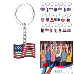 USA Independence Day Keychain