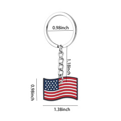 USA Independence Day Keychain