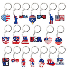 USA Independence Day Keychain