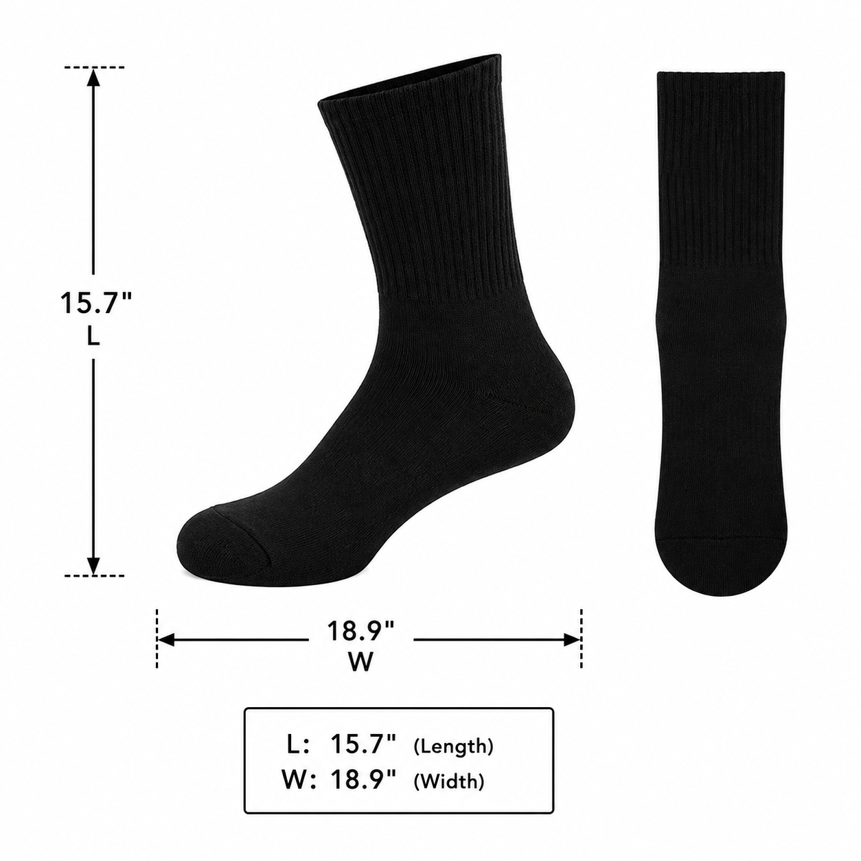 Unisex Combed Cotton Warm Socks