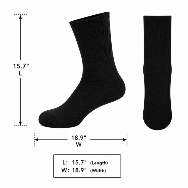 Unisex Combed Cotton Warm Socks