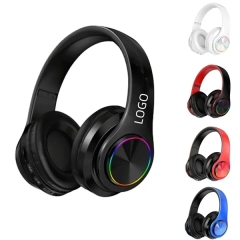 Wireless Bluetooth Headphone With LED Light