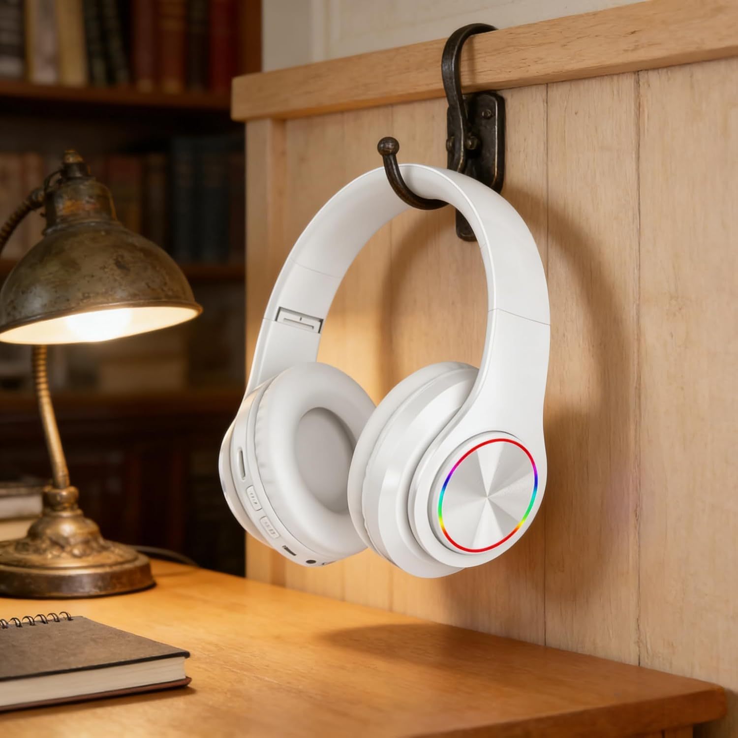 Wireless Bluetooth Headphone With LED Light