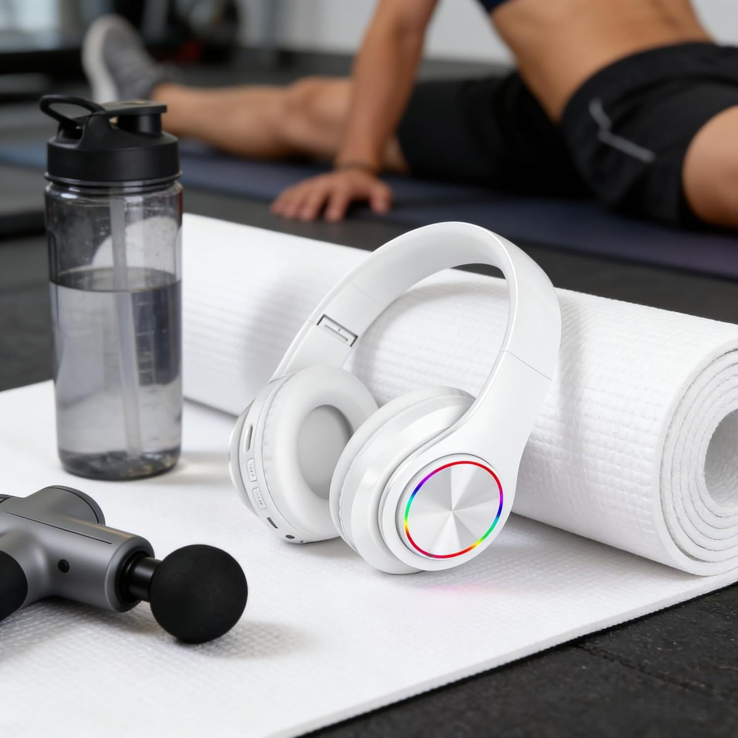 Wireless Bluetooth Headphone With LED Light