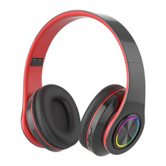 Wireless Bluetooth Headphone With LED Light