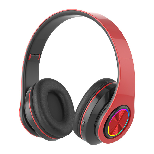 Wireless Bluetooth Headphone With LED Light