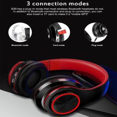 Wireless Bluetooth Headphone With LED Light